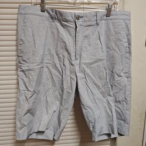 Ashworth Light Gray Men's Flat Front Shorts